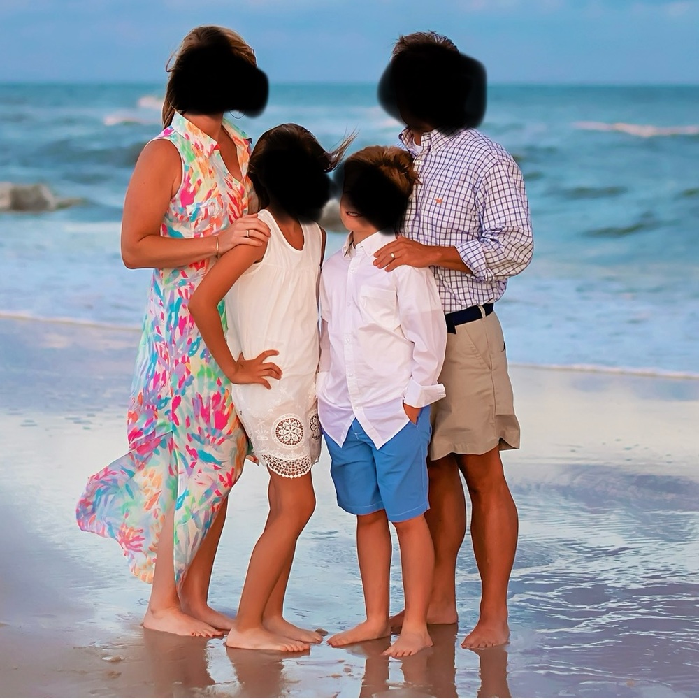 Lilly Pulitzer Ezra Maxi Dress/coverup - Sparkling Sands pattern - Picture 6 of 6